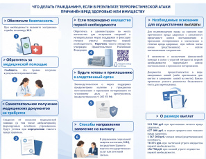 Что делать гражданину,если в результате террористической атаки причинен вред здоровью или имуществу